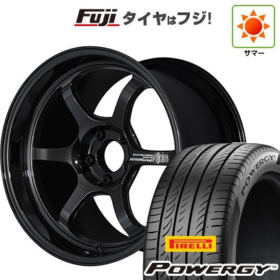 【新品国産車用 5穴114.3車】 夏タイヤ ホイール4本セット 245/40R20 ピレリ パワジー ヨコハマ アドバンレーシング R6 20インチ