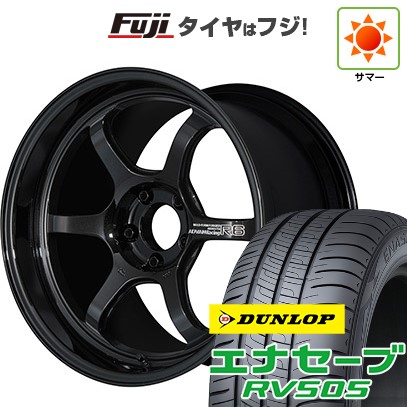 【新品国産車用 5穴114.3車】 夏タイヤ ホイール4本セット 225/50R18 ダンロップ エナセーブ RV505 ヨコハマ アドバンレーシング R6 18インチ