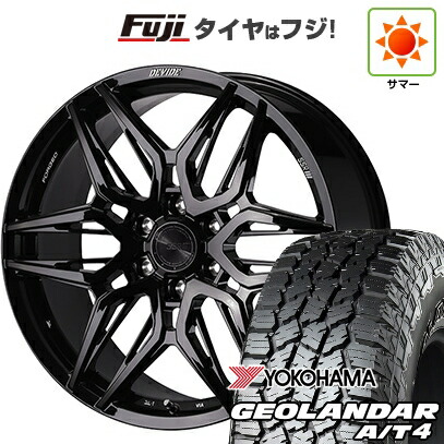 新品 ランクル300/ランクル250 夏タイヤ ホイール4本セット 265/55R20 ヨコハマ ジオランダー A/T4 G018 RBL SSR ディバイド LG-F 9J 20インチ