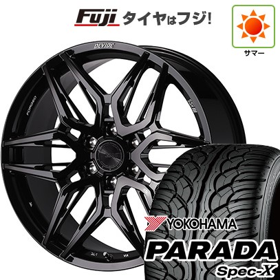 【新品】ランクル300 夏タイヤ ホイール4本セット 285/45R22 ヨコハマ PARADA Spec-X SSR ディバイド LG-F 22インチ