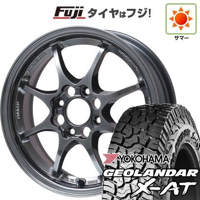 新品 軽自動車 N-BOX タント スペーシア 夏タイヤ ホイール4本セット 155/65R14 ジオランダー X-AT G016 RBL RAYS VOLK CE28N フジオリジナルカラー 14インチ