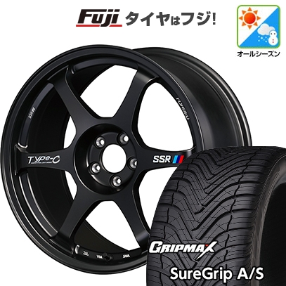 【新品国産車用5穴114.3】 | オールシーズンタイヤ ホイール4本セット | 225/55R18 | グリップマックス Sure Grip AS | SSR Type-c FORGED 18インチ