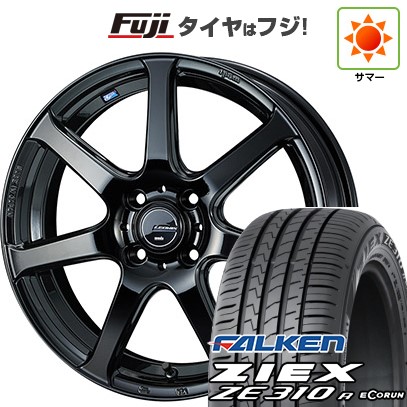 ZIEX 【新品国産車用 4穴100車】 夏タイヤ ホイール4本セット 195