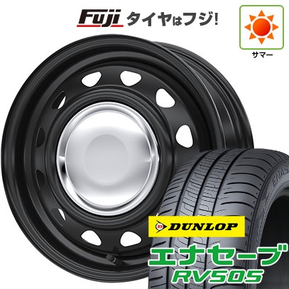 新品 軽自動車 N-BOX タント スペーシア 夏タイア 車輪4本仕掛ける 155/65R14 DUNLOP エナセーブ RV505 WEDS ウェッズ スチール写真箔 ネオキャロ 14in 夏タイヤ、ホイールセット-自動車-タイヤ、ホイール