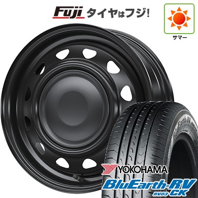 【パンク保証付き】【新品 軽自動車】ソリオ ハスラー 夏タイヤ ホイール4本セット 165/70R14 ブルーアース RV-03CK WEDS スチールホイル ネオキャロ 14インチ