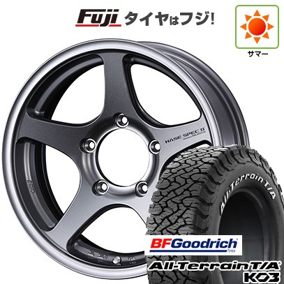 【新品】ジムニー 夏タイヤ ホイール4本セット 175/80R16 BFグッドリッチ オールテレーンT/A KO3 RWL WEDS ウェッズアドベンチャー ハセスペック2 16インチ