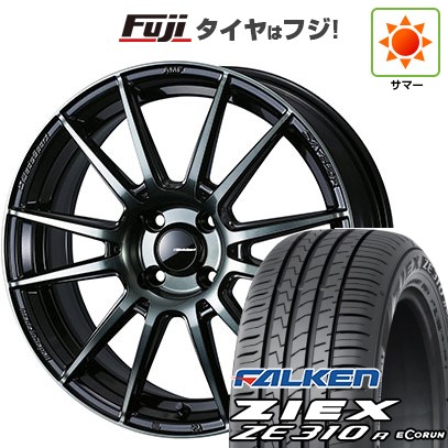 ZIEX 【新品国産4穴100車】 夏タイヤ ホイール4本セット 195