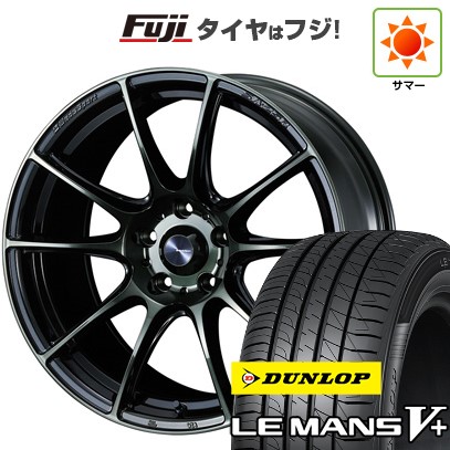 タイヤ・ホイール 215/45R18 DUNLOP LE MANS V+ SILENTCORE ZIEX 【新品国産車用 5穴114.3車】 夏タイヤ ホイール4本セット 215