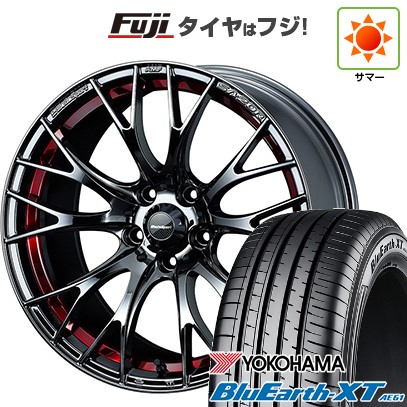 【新品国産車用 5穴114.3車】 夏タイヤ ホイール4本セット 215/50R18 ヨコハマ ブルーアース XT AE61 WEDS ウェッズスポーツ SA-20R 18インチ