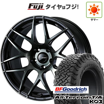 【新品国産車用 5穴114.3車】 夏タイヤ ホイール4本セット 225/65R17 BFグッドリッチ オールテレーンT/A KO3 RBL WEDS ウェッズスポーツ SA-27R 17インチ