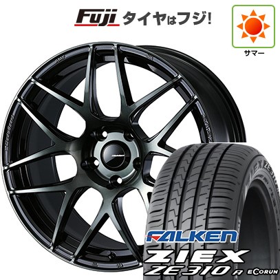 ZIEX 【新品国産車用 5穴114.3車】 夏タイヤ ホイール4本セット 225 