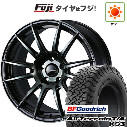 【新品国産車用 5穴114.3車】 夏タイヤ ホイール4本セット 225/65R17 BFグッドリッチ オールテレーンT/A KO3 RBL WEDS ウェッズスポーツ SA-62R 17インチ