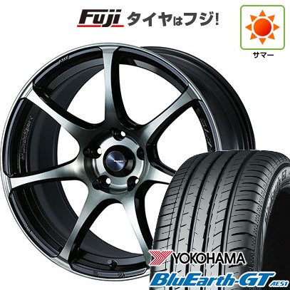 BluEarth 【新品国産車用 5穴114.3車】 夏タイヤ ホイール4本セット 