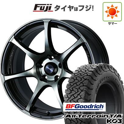 【新品国産車用 5穴114.3車】 夏タイヤ ホイール4本セット 225/65R17 BFグッドリッチ オールテレーンT/A KO3 RBL WEDS ウェッズスポーツ SA-75R 17インチ