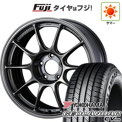 【新品国産車用5穴114.3】 | 夏タイヤ ホイール4本セット | 225/60R17 | ヨコハマ ジオランダー CV G058 | WEDS ウェッズスポーツ TC-105X | 7.5J 17インチ