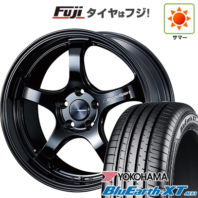 【新品国産車用 5穴114.3車】 夏タイヤ ホイール4本セット 225/50R18 ヨコハマ ブルーアース XT AE61 WEDS ウェッズスポーツ RN-05M 18インチ