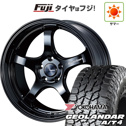 【新品国産車用5穴114.3】 | 夏タイヤ ホイール4本セット | 225/60R18 | ジオランダー A/T4 G018 RBL | WedsSport RN-05M 18インチ