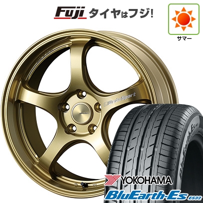 BFグッドリッチ - 【新品国産車用 5穴114.3車】 夏タイア 銀輪4本仕かける 225/45R18 ヨコハマ 青味地びた ES32 WEDS ウェッズ運動競技 RN-05M 18in