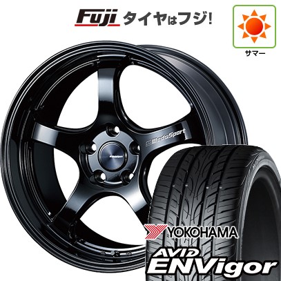 【新品国産車用 5穴114.3車】 夏タイヤ ホイール4本セット 235/55R19 ヨコハマ エイビッド エンビガーS321 WEDS ウェッズスポーツ RN-05M 19インチ