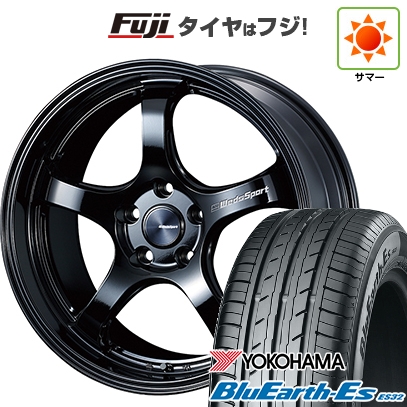 【新品国産車用5穴114.3】 | 夏タイヤ ホイール4本セット | 225/40R18 | ヨコハマ ブルーアース ES32 | WEDS ウェッズスポーツ RN-05M | 8J 18インチ