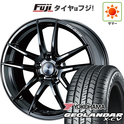 GEOLANDAR - 【新品国産車用5穴114.3】 | 夏タイア 車輪4本仕掛ける | 235/55R19 | ヨコハマ ジオランダー X-CV G057 | WEDS ウェッズ運動競技 RN-55M | 8.5J 19in 自動車-車、バイク、自転車
