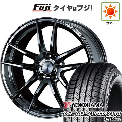 【新品国産車用5穴114.3】 | 夏タイヤ ホイール4本セット | 235/60R18 | ヨコハマ ジオランダー CV G058 | WEDS ウェッズスポーツ RN-55M | 7.5J 18インチ