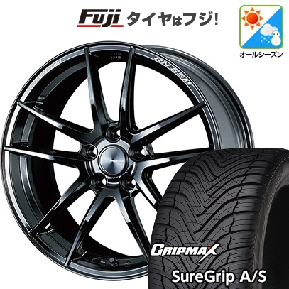 【新品国産車用5穴114.3】 | オールシーズンタイヤ ホイール4本セット | 225/45R19 | シュアグリップ A/S | WEDS ウェッズスポーツ RN-55M | 19インチ