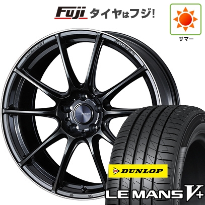 【新品国産車用5穴114.3】 | 夏タイヤ ホイール4本セット | 225/35R19 | ダンロップ ルマン V+(ファイブプラス) | WEDS ウェッズスポーツ SA-25R | 19インチ