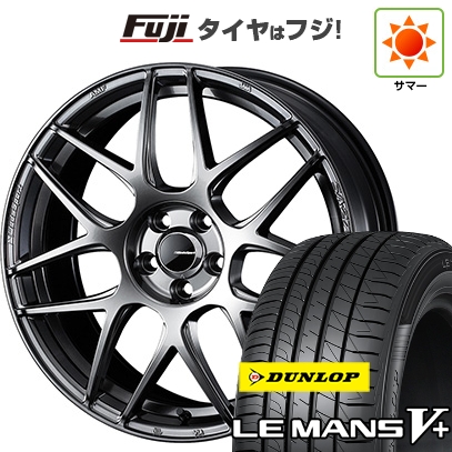 【新品国産車用5穴114.3】 | 夏タイヤ ホイール4本セット | 225/35R19 | ダンロップ ルマン V+(ファイブプラス) | WEDS ウェッズスポーツ SA-27R | 19インチ