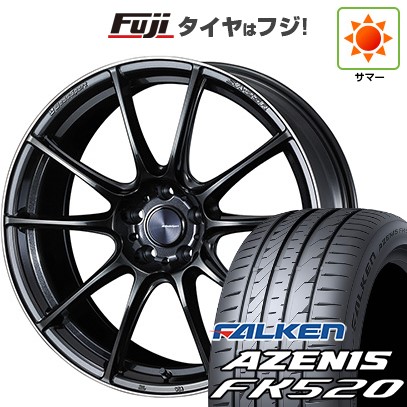 【新品国産車用 5穴114.3車】 夏タイヤ ホイール4本セット 245/45R20 ファルケン アゼニス FK520L WEDS ウェッズスポーツ SA-25R 20インチ