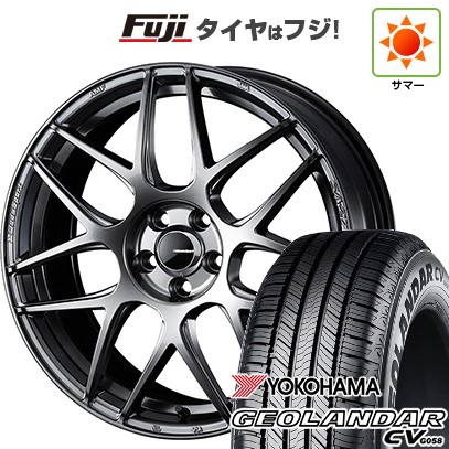 GEOLANDAR - 【新品国産車用 5穴114.3車】 夏タイア 車輪4本仕掛ける 235/55R20 ヨコハマ ジオランダー CV G058 WEDS ウェッズ運動競技 SA-27R 20in タイヤ、ホイール-車、バイク、自転車