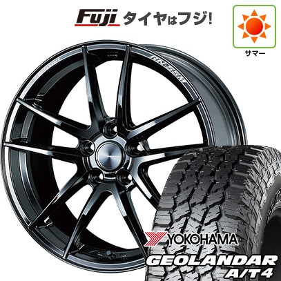 【新品国産車用5穴114.3】 | 夏タイヤ ホイール4本セット | 225/60R18 | ヨコハマ ジオランダー A/T4 G018 RBL | WEDS ウェッズスポーツ RN-55M | 8J 18インチ