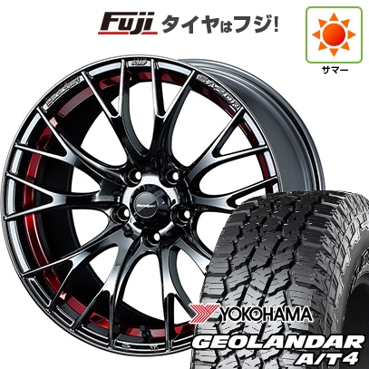 【新品国産車用 5穴114.3車】 夏タイヤ ホイール4本セット 235/60R18 ヨコハマ ジオランダー A/T4 G018 RBL WEDS ウェッズスポーツ SA-20R 18インチ