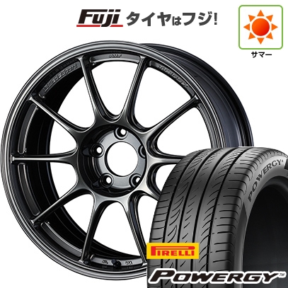 【新品国産車用 5穴114.3車】 夏タイヤ ホイール4本セット 225/50R18 ピレリ パワジー WEDS ウェッズスポーツ TC-105X 18インチ