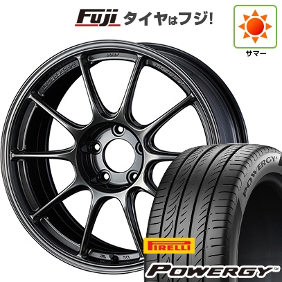 【新品国産車用5穴114.3】 | 夏タイヤ ホイール4本セット | 225/40R18 | ピレリ パワジー | WEDS ウェッズスポーツ TC-105X | 8.5J 18インチ