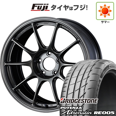 【新品】シビック タイプR(FL5) | 夏タイヤ ホイール4本セット | 265/35R18 | ポテンザ アドレナリン RE005 | WedsSport TC-105X | 9.5J 18インチ