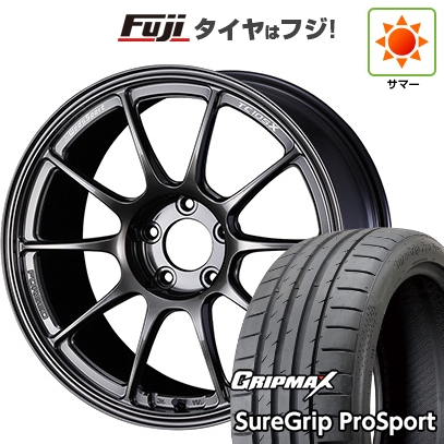 グリップマックス - 【新品国産車用5穴114.3】 | 夏タイア 車輪4本仕掛ける | 225/40R18 | Sure Grip PRO SPORT BSW | WedsSport TC-105X フォージド 18in タイヤ、ホイール-自動車-車、バイク、自転車