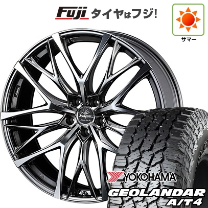 【新品国産車用5穴114.3】 | 夏タイヤ ホイール4本セット | 225/55R18 | ジオランダー A/T4 G018 RBL | クレンツェ ウィーバル 100EVO 18インチ