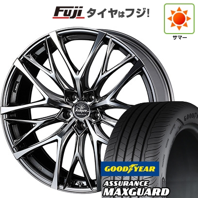 【新品国産車用5穴114.3】 | 夏タイヤ ホイール4本セット | 225/45R19 | グッドイヤー Assurance Maxguard(限定) | クレンツェ ウィーバル 100EVO 19インチ