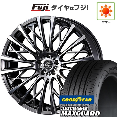 【新品国産車用5穴114.3】 | 夏タイヤ ホイール4本セット | 225/45R19 | グッドイヤー Assurance Maxguard(限定) | クレンツェ シュリット 855EVO 19インチ