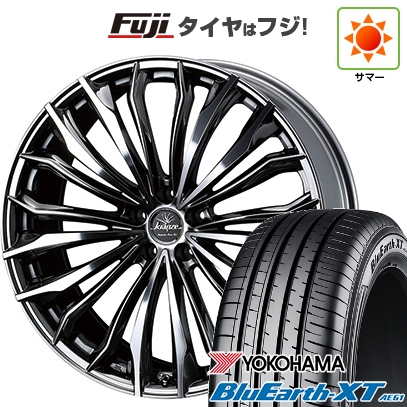 【新品国産車用 5穴114.3車】 夏タイヤ ホイール4本セット 225/50R18 ヨコハマ ブルーアース XT AE61 WEDS ウェッズ クレンツェ フェルゼン 358EVO 18インチ