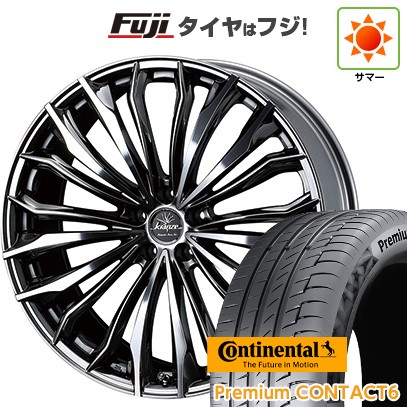 【新品国産車用 5穴114.3車】 夏タイヤ ホイール4本セット 245/40R21 プレミアムコンタクト6(特価限定) WEDS クレンツェ フェルゼン 358EVO 21インチ