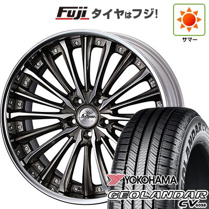 GEOLANDAR - 【新品国産車用 5穴114.3車】 夏タイア 車輪4本仕掛ける 235/55R20 ヨコハマ ジオランダー CV G058 WEDS ウェッズ クレンツェ ヴィルハーム 20in 車、バイク、自転車-タイヤ、ホイール-自動車