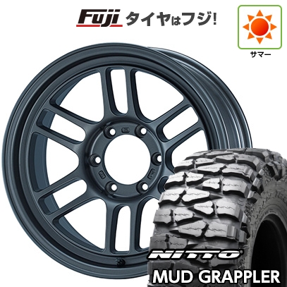 【新品】プラド/ハイラックス | サマータイヤ ホイール4本セット | 35X12.5R17 | ニットー マッドグラップラー | ENKEI エンケイ ALLROAD RPT1 | 8.5J 17インチ