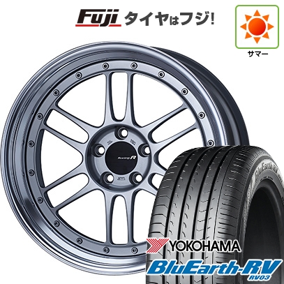 パンク保証付き 新品国産車用5穴114.3 | 夏タイヤ ホイール4本セット | 225/40R19 | ブルーアース RV-03 | ENKEI エンケイ Racing Revolution RM-F1 | 19インチ