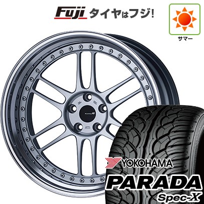 【新品国産車用 5穴114.3車】 夏タイヤ ホイール4本セット 235/55R20 ヨコハマ PARADA Spec-X ENKEI エンケイ RM-F1 20インチ