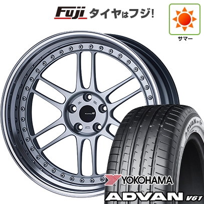 【新品国産車用5穴114.3】 | 夏タイヤ ホイール4本セット | 235/55R20 | ヨコハマ アドバン V61 | ENKEI エンケイ Racing Revolution RM-F1 | 20インチ