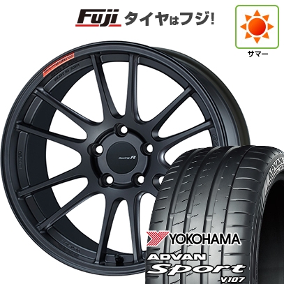 【パンク保証付き】【新品】シビック タイプR(FL5) | 夏タイヤ ホイール4本セット | 265/35R18 | アドバン スポーツ V107 | ENKEI GTC01 RR | 9.5J 18インチ
