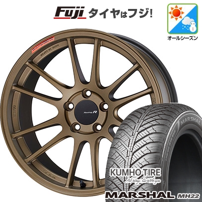 新品国産車用 5穴114.3車 オールシーズンタイヤ ホイール4本セット 235 