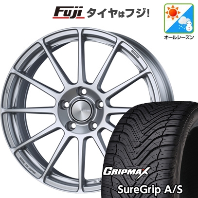 【新品国産車用5穴100】 | オールシーズンタイヤ ホイール4本セット | 225/55R18 | グリップマックス Sure Grip AS | ENKEI PF03 18インチ